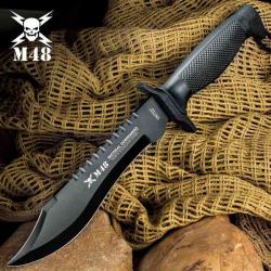 Couteau United Cutlery M48 Tactical Commando Lame Acier AUS-8 Manche ABS Étui Polymère UC2994