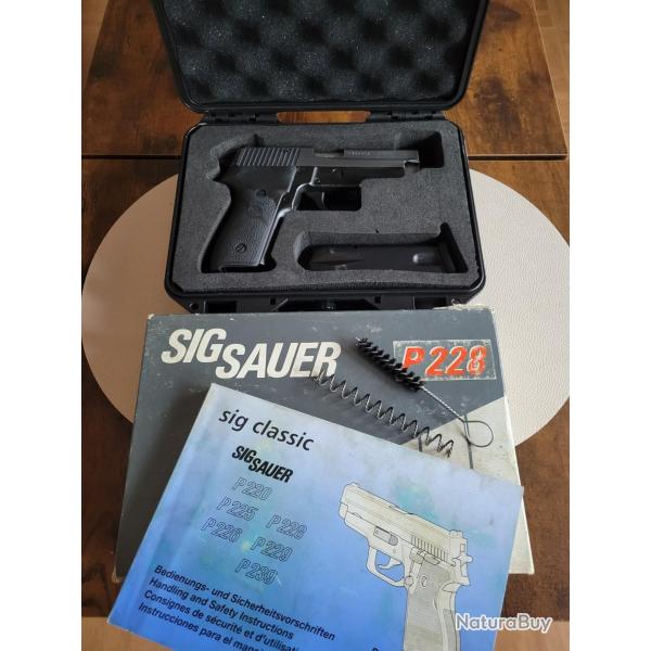 Pistolet SIG-SAUER P228 cal 9 Para occasion Bicolore RARE