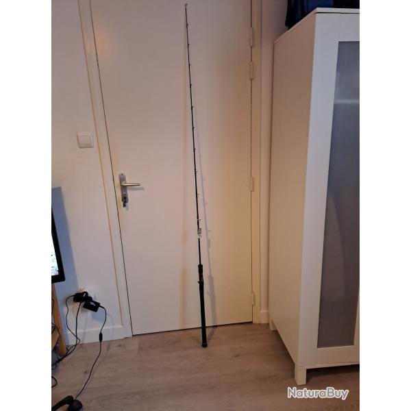 Canne pche haut de gamme neuve tenryu exo jig slow 60lb avec sont fourreau