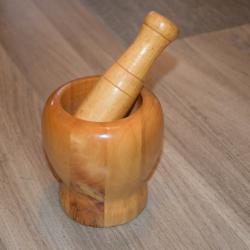 Mortier et Pilon en Bois