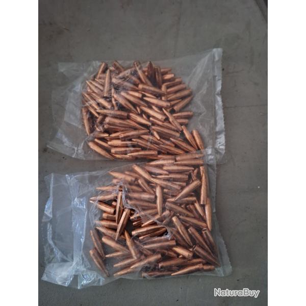 185 ogives hornady BTHP 168 gr .308