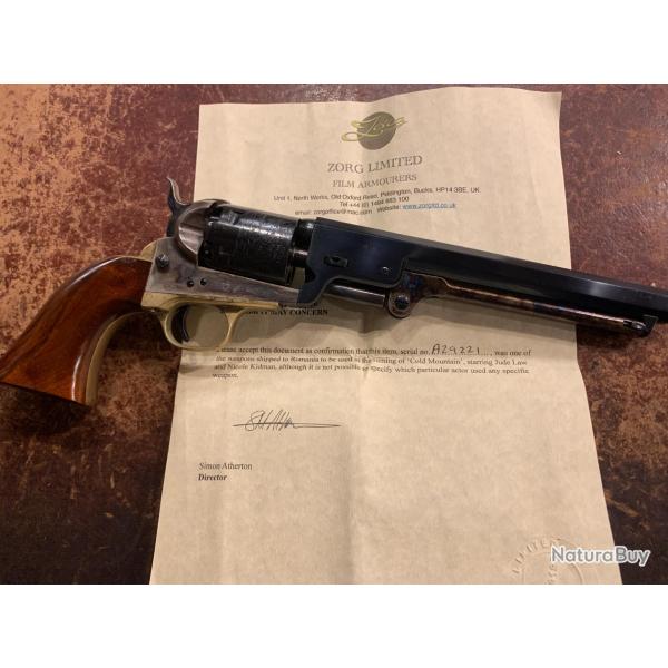 Revolver Colt Navy 1851 Uberti calibre 36 du film "Retour  Cold Mountain"