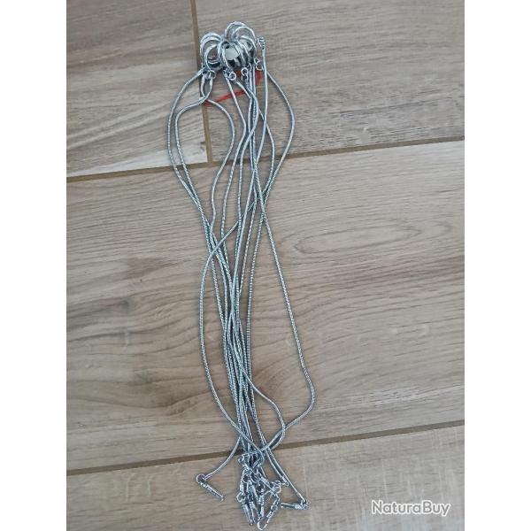 chaine a couteau chromé le lot de 10