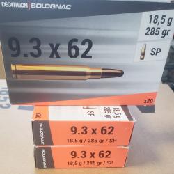 Balles 9.3 x 62 Solognac