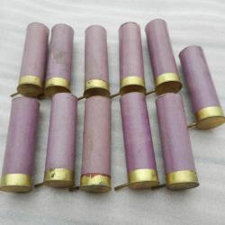 lot de 11 douilles carton de cartouches de chasse à broches cal.12
