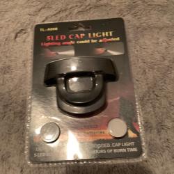 lecteur neuf 5  led pour casquette avec piles