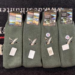 MAGNIFIQUE LOT DE 4 PAIRES DE CHAUSSETTES CANARD T45/46 DESTOCKAGE CHASSE ENCHERE LOT R93
