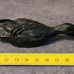 Sarcelle en étain signé J.Maillard