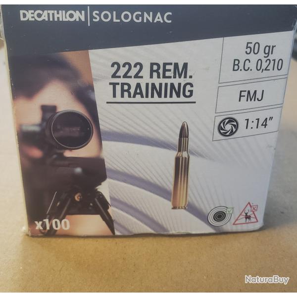 Balles 222 REM TRAINING