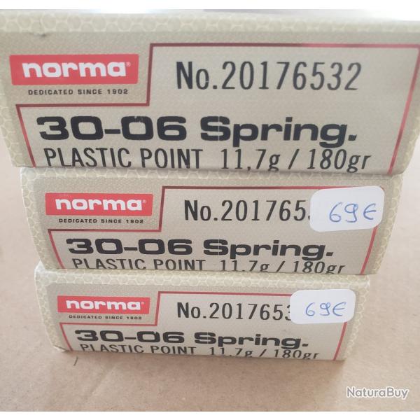 Balles 30-06 Spring Norma
