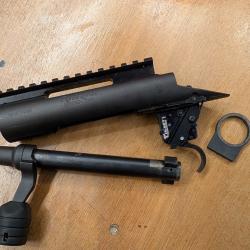 Action Remington 700+Détente TIMNEY et tenon de recul