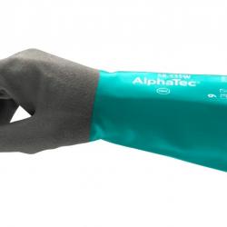 Gants de protection nitrile AlphaTec avec grip