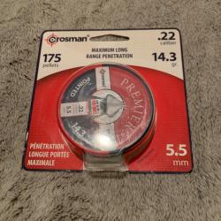 1 boite de plombs Crosman Maximum Longcalibre 5.5