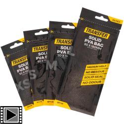 Sac PVA Avid Carp Transfer Solid PVA Bag (par 25) Medium