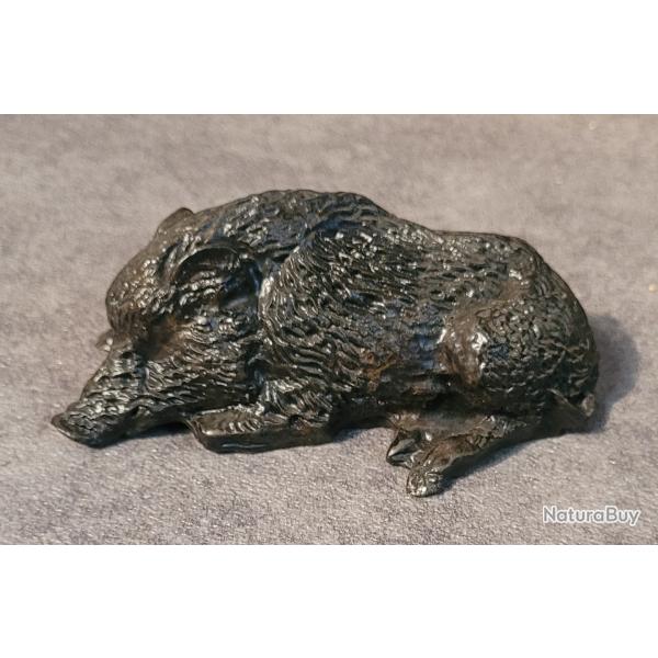 Gros sanglier en tain sign J.Maillard