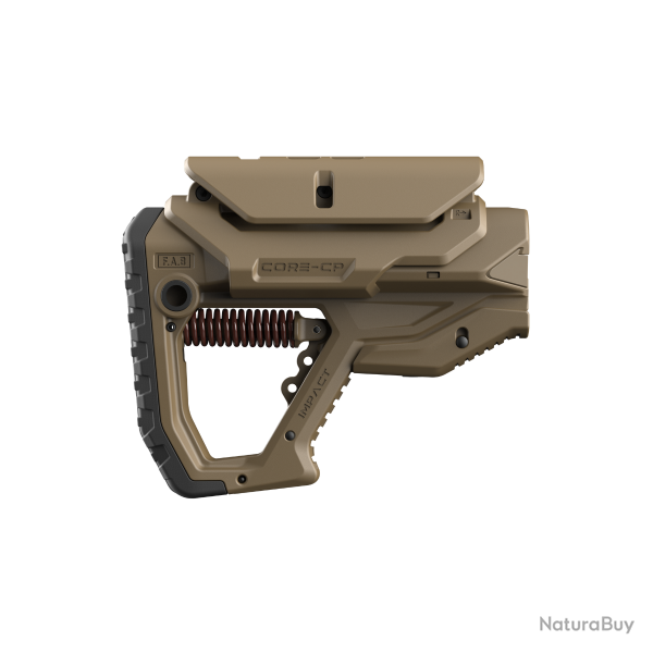 Crosse FAB Defense GL-CORE IMPACT CP avec rduction de recul rglable et appui joue - Coyote