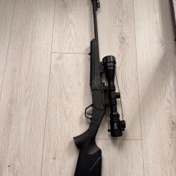Carabine Rossi Montenegro 22 LR  1 coup  Lunette 4-16x40 AOE + silencieux