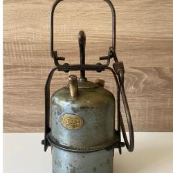 Collector Ancienne Lmape de Mineur à Carbure de Calcium Gaz Acétylène Arras Nord