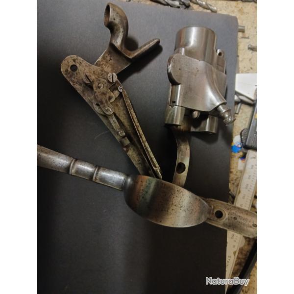 Boitier de culasse de fusil ou de carabine De chasseurs 1867+platine et sous garde