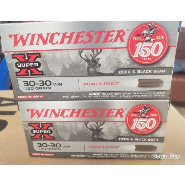 Balles 30-30 Winchester 150 gr