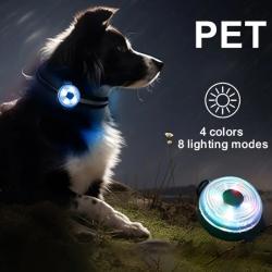 Lampe pour collier canin x2