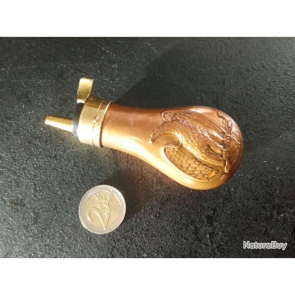Poire  poudre noire en cuivre Baby Calibre 31