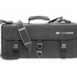 Dick Malette à Couteaux Noire 13 Pièces - Vide, Compartiments Modulables, 90 x 49 cm