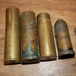 Lot de briquets de tranchées à restaurer