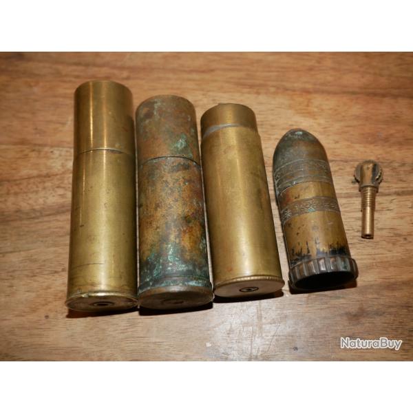 Lot de briquets de tranchées à restaurer