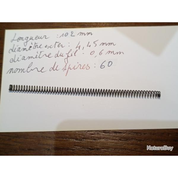RESSORT DE CULASSE POUR CARABINE BROWNING OU MIROKU CALIBRE 22............refa017