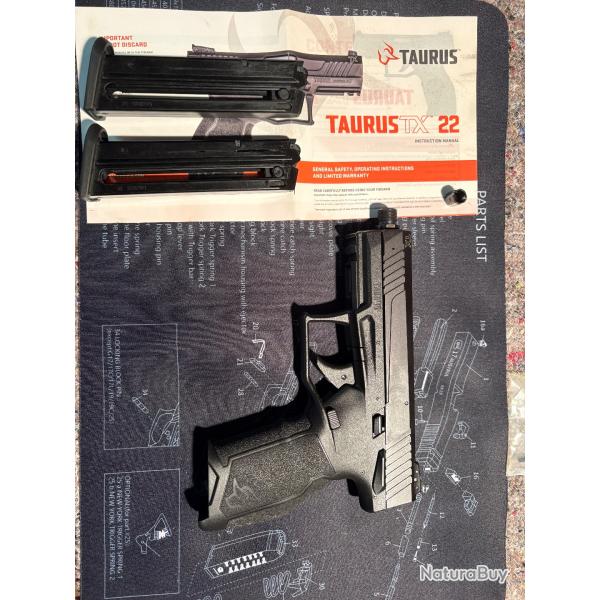 Pistolet Taurus TX 22 - Trs bon tat
