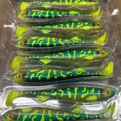Lot 5 leurres Fox Rage Slick Shad 11cm Sexy Pike