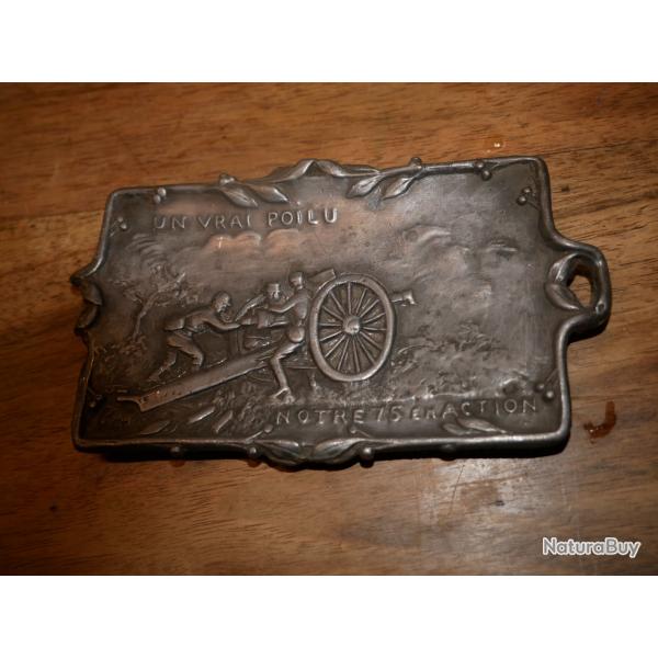 Vide poche avec un canon de 75mm "un vrai poilu, le 75 en action"