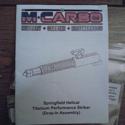 Percuteur Springfield Hellcat Titanium Performance MCARBO