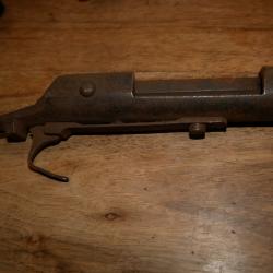 Boitier de culasse de carabine scolaire type GRAS détente tordue