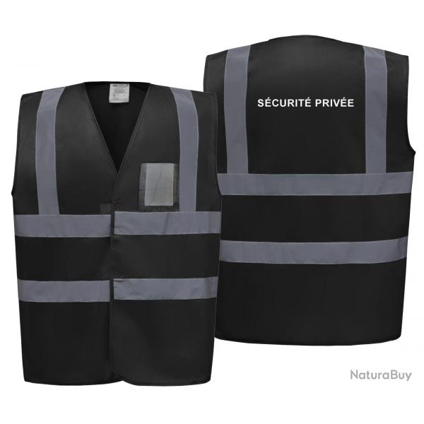 Gilet haute visibilit FIRST noir SCURIT PRIVE 4XL