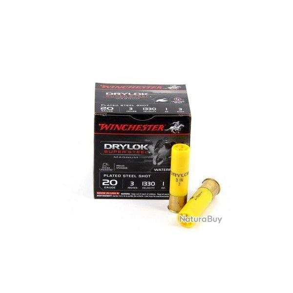 Cartouches Winchester Drylox Super Steel Magnum cal 20-Plomb 3