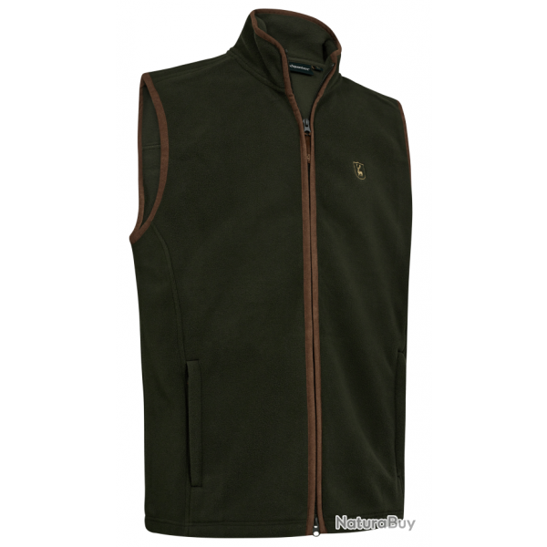 Gilet polaire Cumbria kaki DEERHUNTER