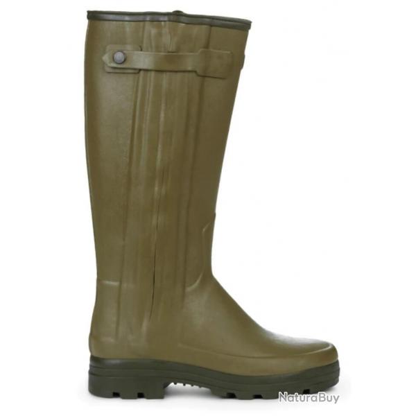 Bottes Chasseur homme doubles noprne vertes LE CHAMEAU-48-48