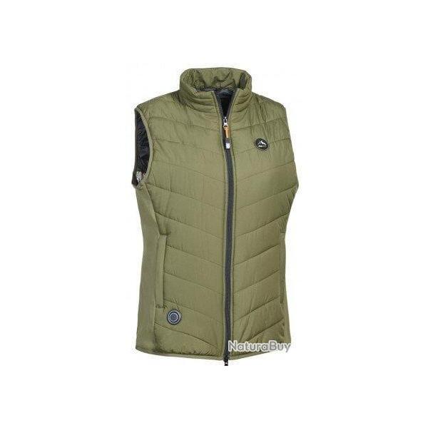 Gilet chauffant hybrid femme kaki VERNEY CARRON-XL