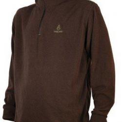 Sweat polaire marron TREELAND-XXL