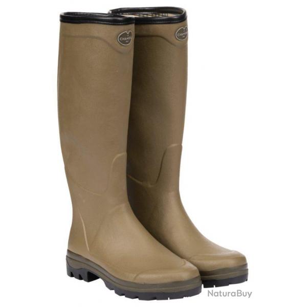 Bottes Country Cross homme vert vierzon doublées Jersey LE CHAMEAU-41