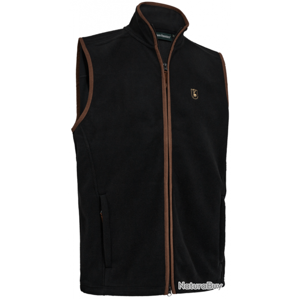 Gilet polaire Cumbria gris anthracite DEERHUNTER