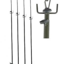 Pack de 4 piquets verticaux pour affût réglable