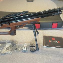 Carabine PCP 5,5mm MX10 Bullpup Crosse bois de noyer 19.9 joules