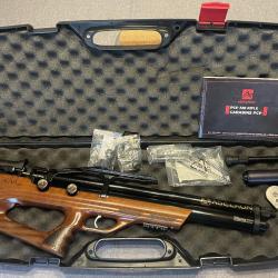 Carabine PCP 5,5mm MX10 Bullpup Crosse bois de noyer 19.9 joules