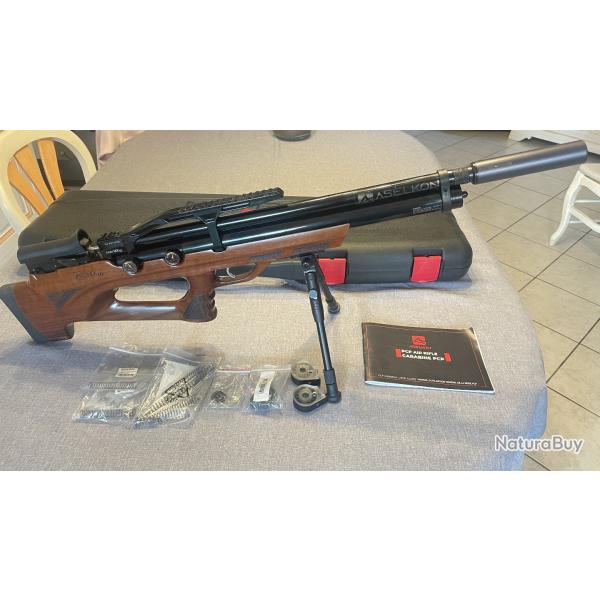 Carabine PCP 5,5mm MX10 Bullpup Crosse bois de noyer 19.9 joules