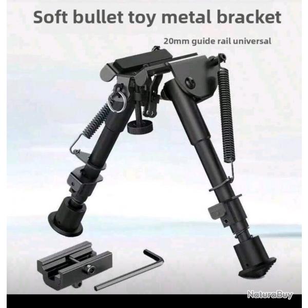 Bipieds pour rail 22mm picatinny + adaptateur porte grenadier