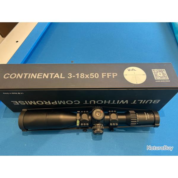 lunette de tir 3-18 X50 FFP vector Optics