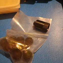 Embout m10x100 20mm balle caoutchouc